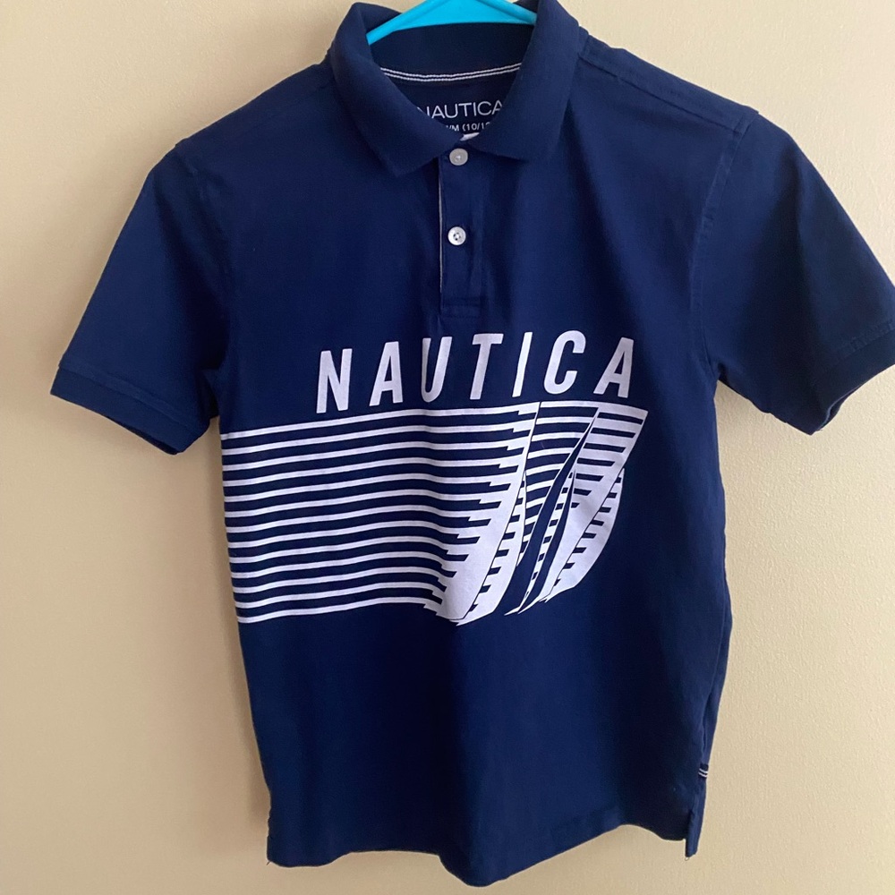 NWOT BUNDLE 2 Nautica Boys Navy/Red Polo Shirts  Classic Design PRICED FOR BOTH - Picture 7 of 14